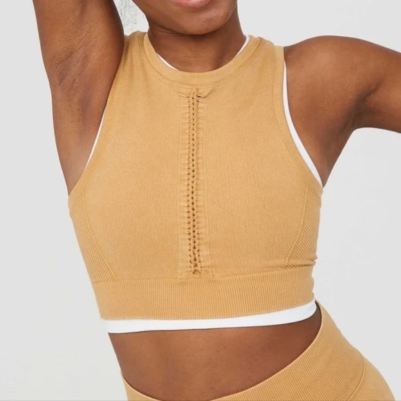 Aerie Set OFFLINE Seamless Macrame High Waisted Legging & Sports Bra, Medium - Picture 2 of 8